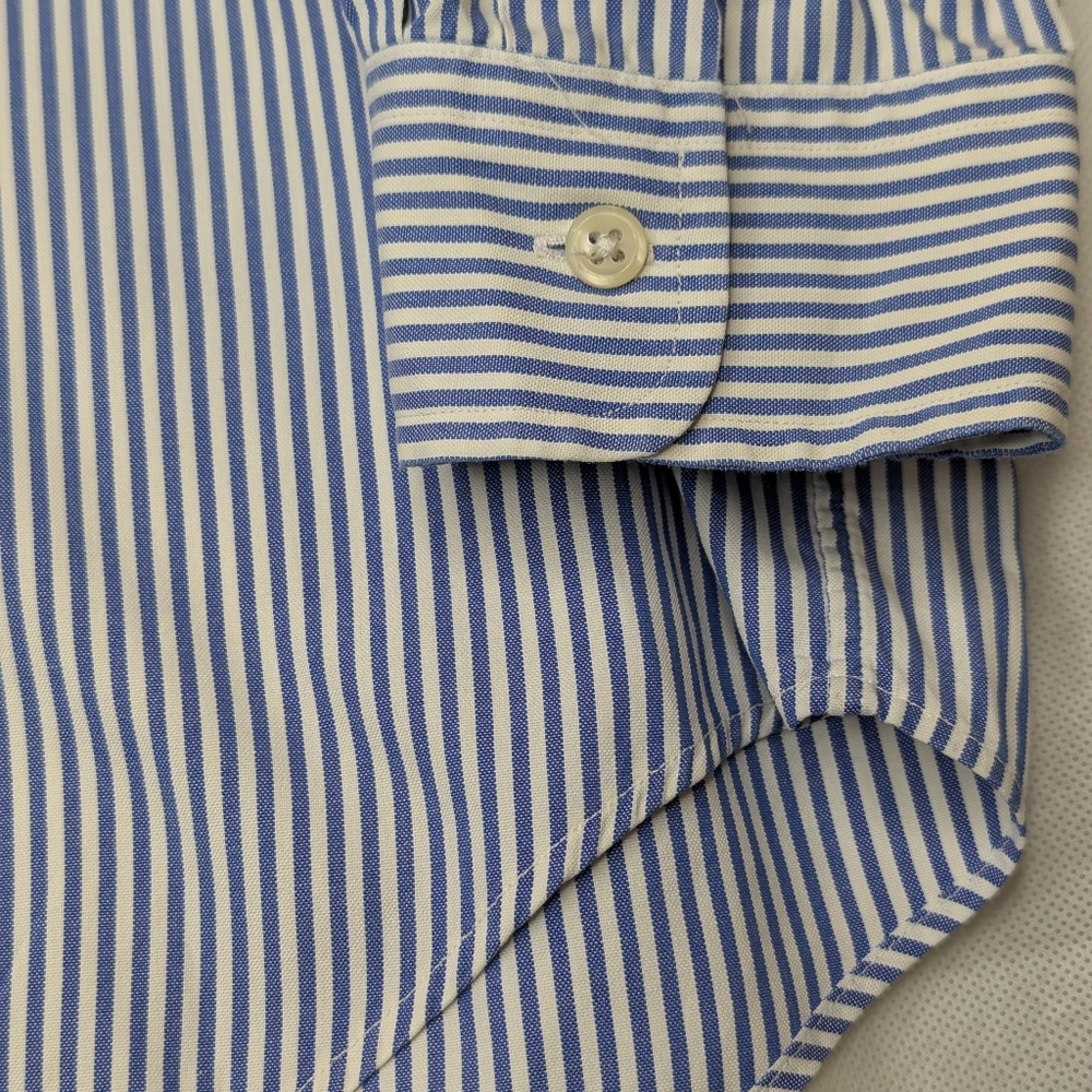 Ralph Lauren Yarmouth Pinpoint Oxford Button Down Shirt 17 1/2 34 - Picture 5 of 9